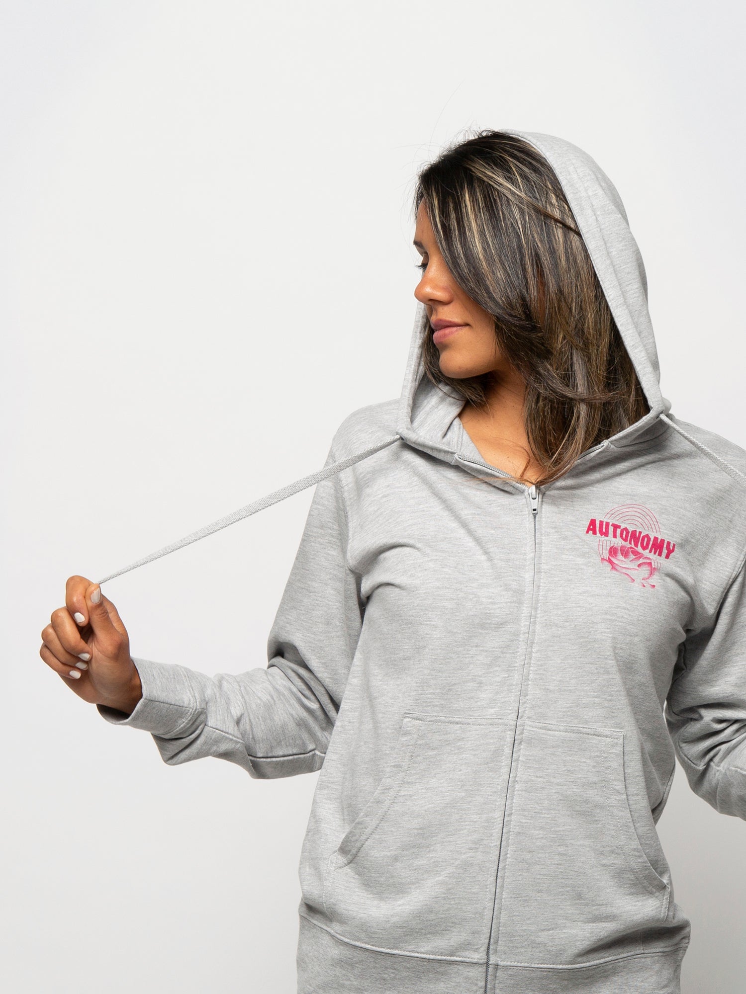Autonomy Subrosa Zip-Up Hoodie - Grey