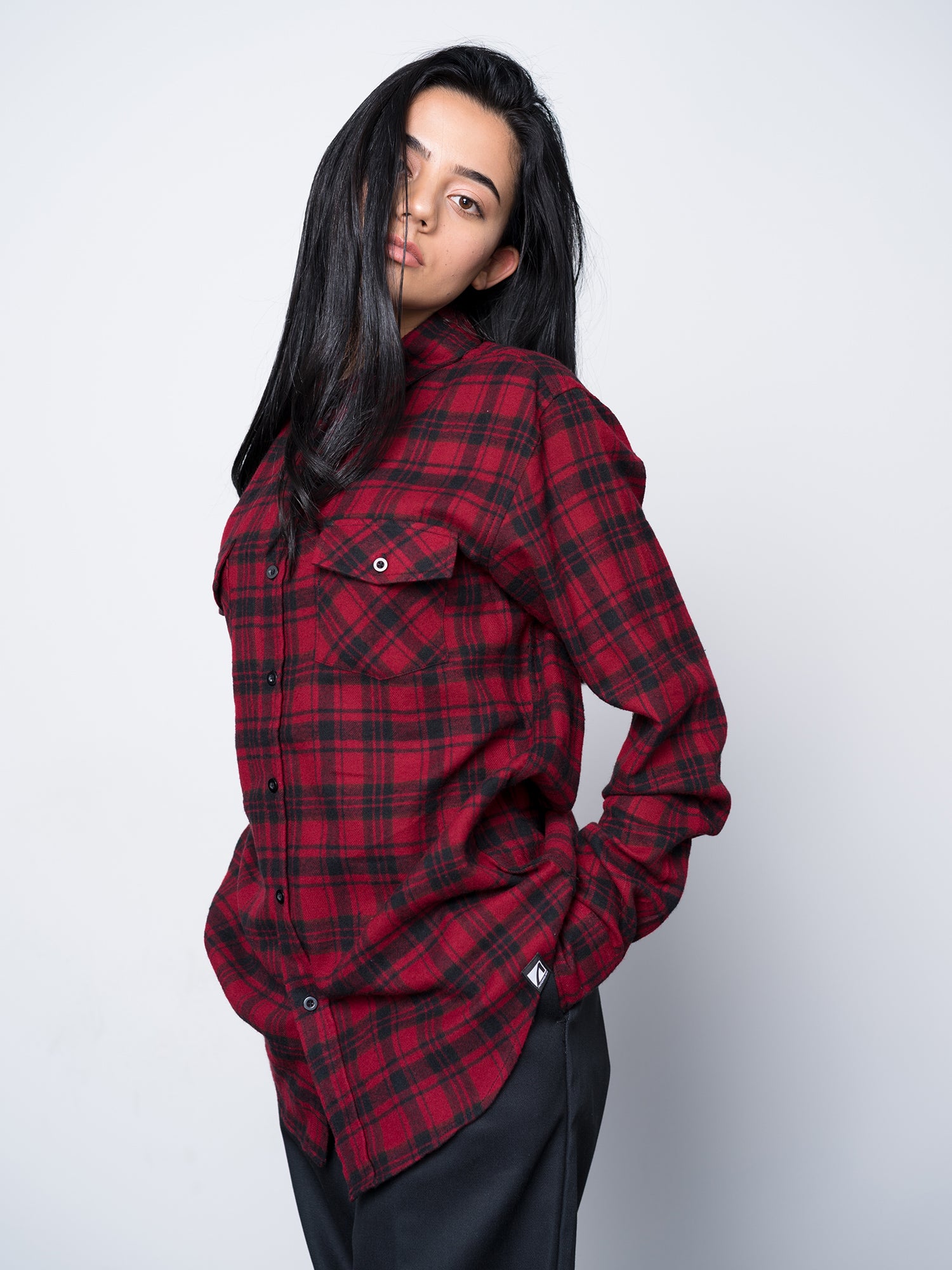 Autonomy Wallenberg Flannel - Red/Black - Medium