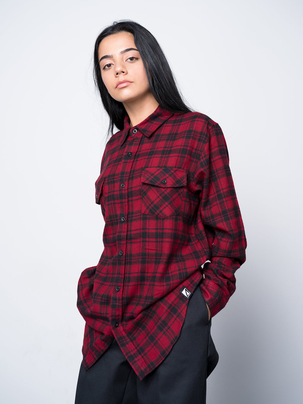 Autonomy Wallenberg Flannel - Red/Black - Medium
