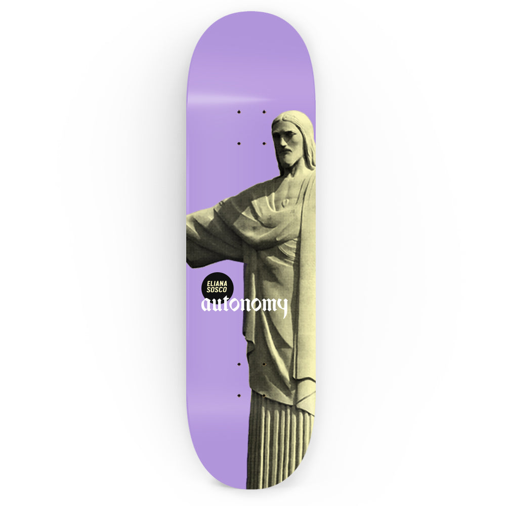 Autonomy Skateboards - Eliana Sosco Pro Model III Deck - Christos Purple