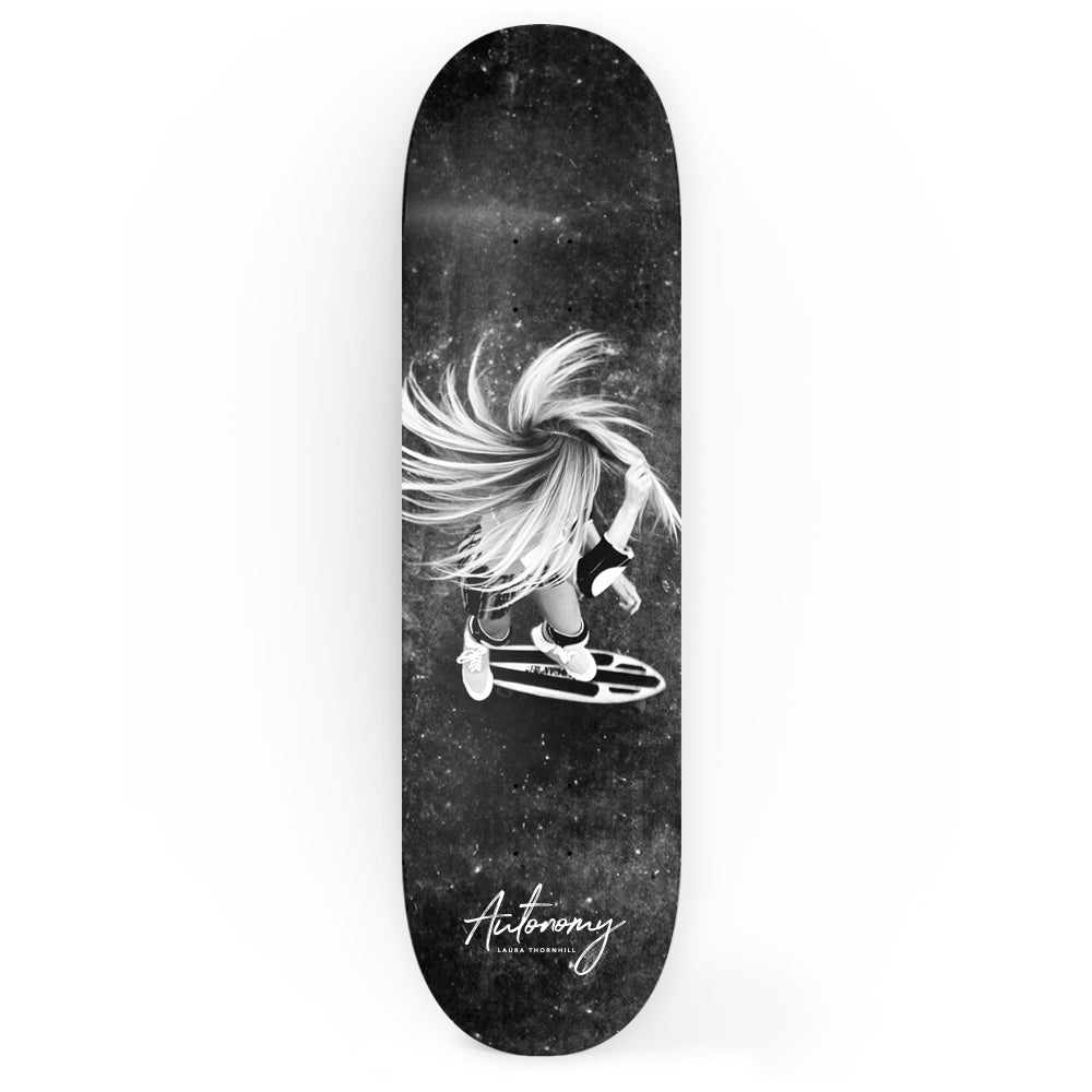 Autonomy Skateboards Deck - Laura Thornhill Progeny Project