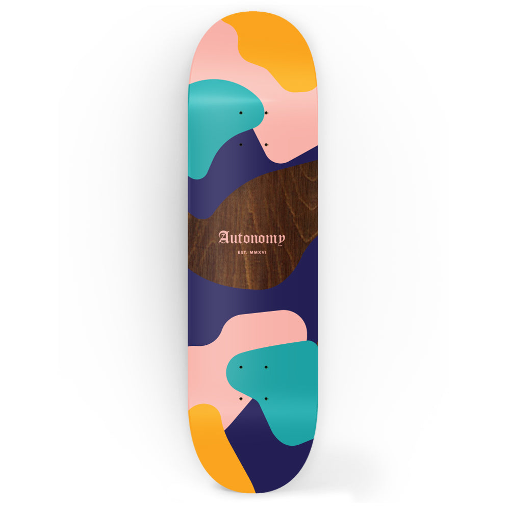 Autonomy Skateboards Deck - Camo Serif