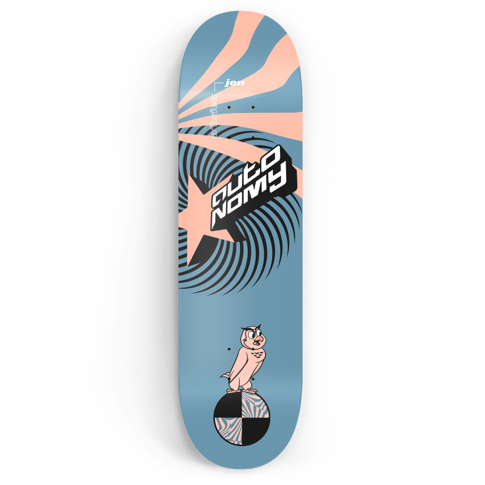 Autonomy Skateboards Deck - Jen O'Brien VII "Rhythm Series"