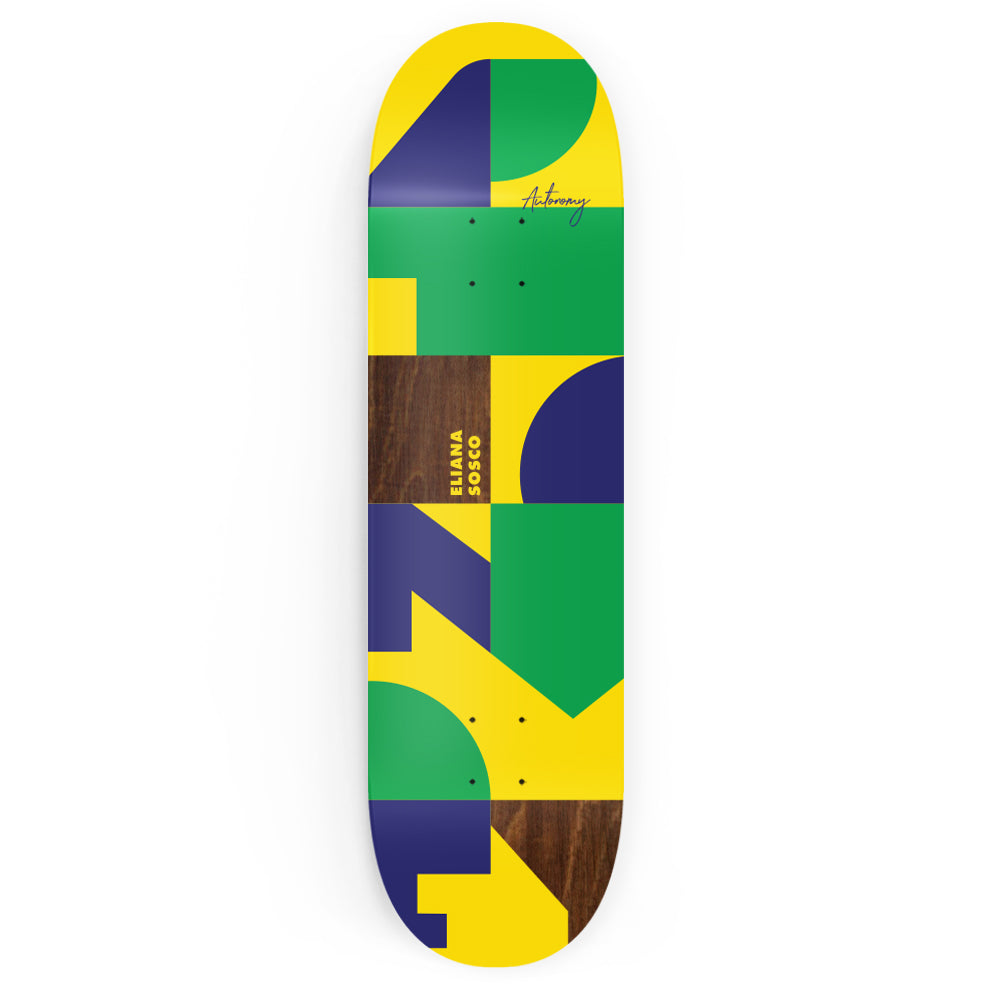 Autonomy Skateboards Deck - "Olympiad Series" Brazil - 7.75"