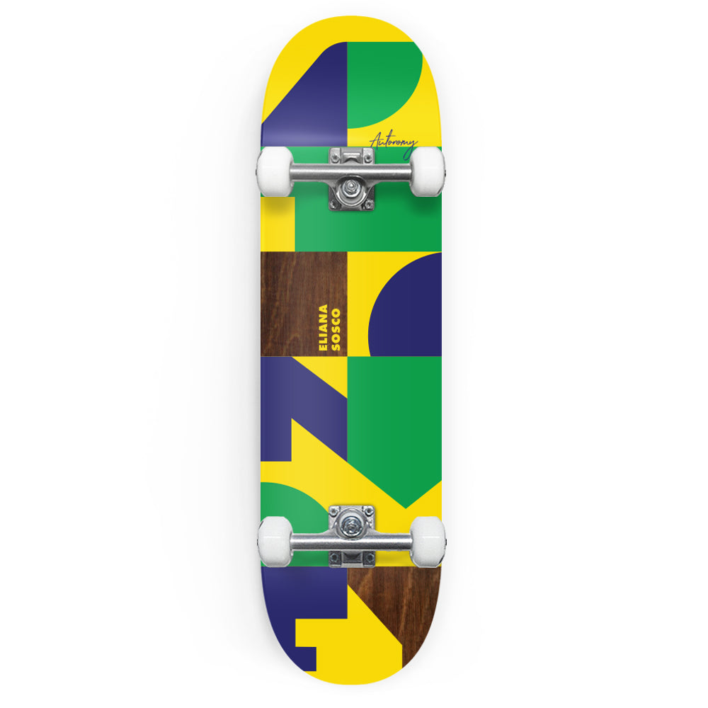 Autonomy Skateboards Complete - "Olympiad Series" Brazil - 7.75"