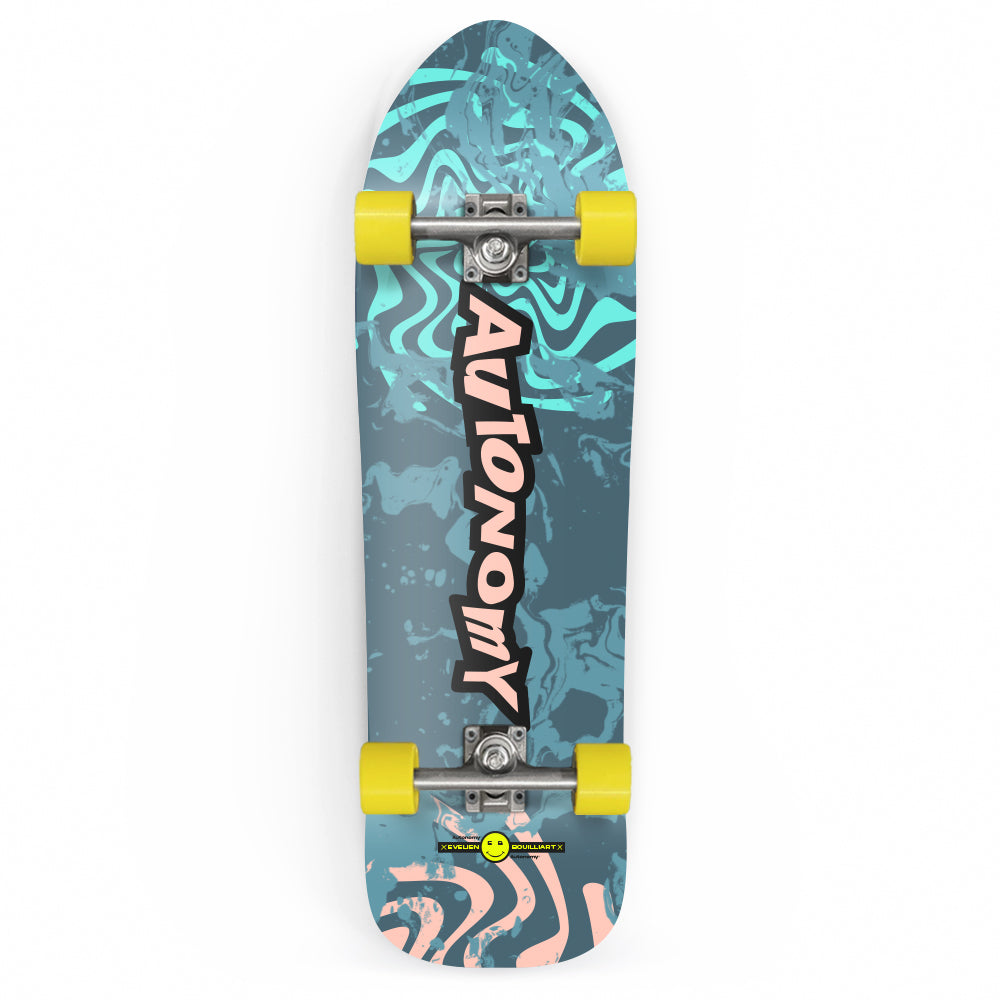 Autonomy Cruiser Complete - Shapeshifter Rhythm II 9.25" - Teal/Peach