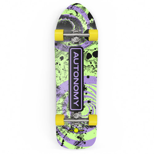 Autonomy Cruiser Complete - Shapeshifter Rhythm II 9.25" - Green/Purp