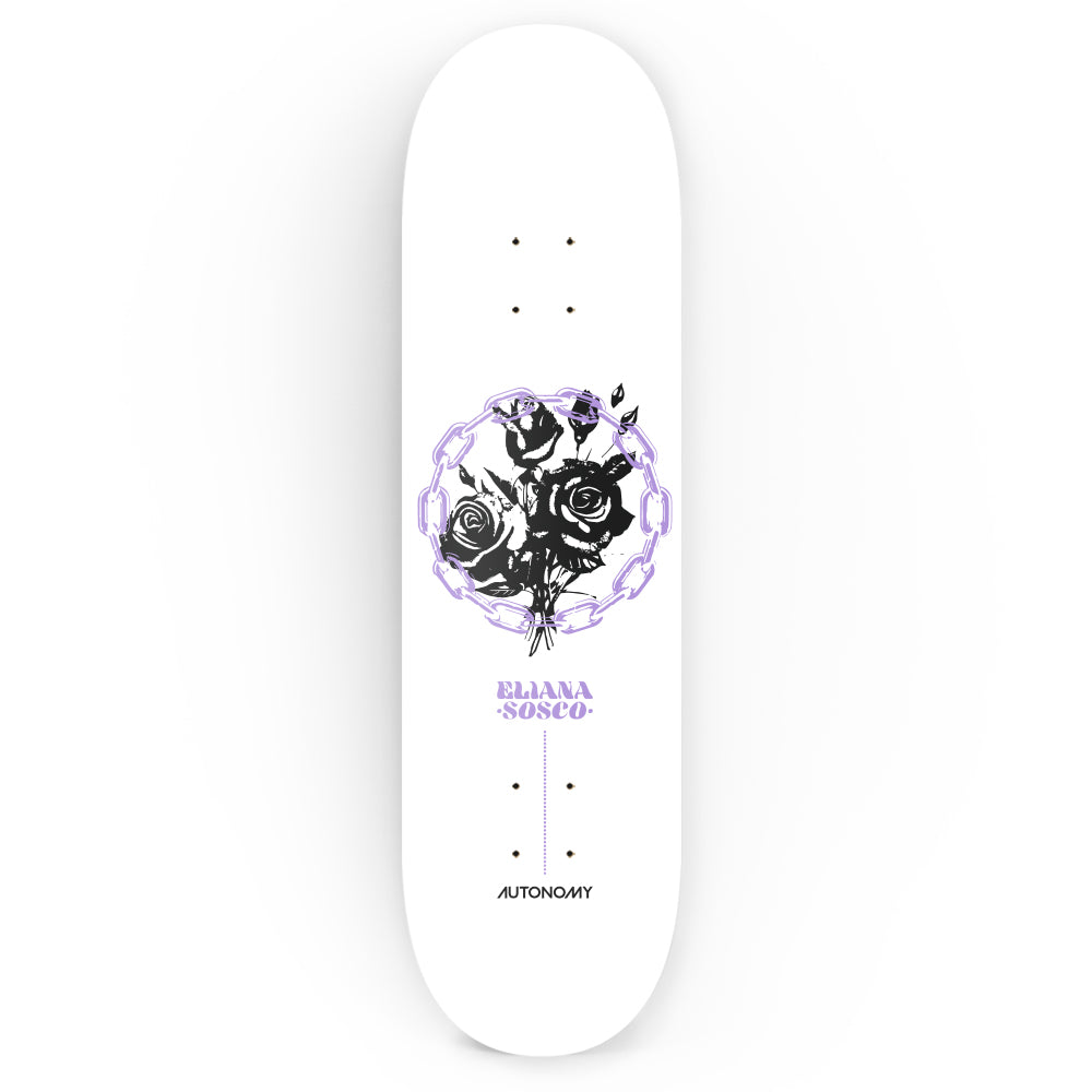 Autonomy Skateboards Eliana Sosco Pro Model II Deck - White