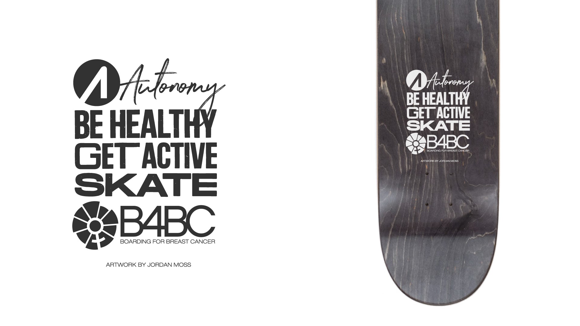 Be Healthy Get Active Skate Poster